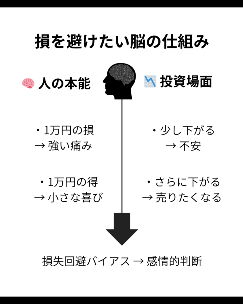 損失を避けたい脳の仕組み