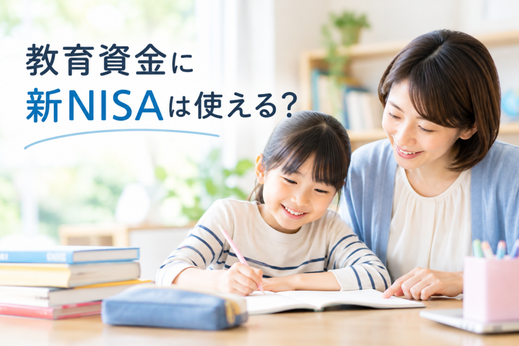 子どもの将来と教育資金 親子が机で勉強している写真。